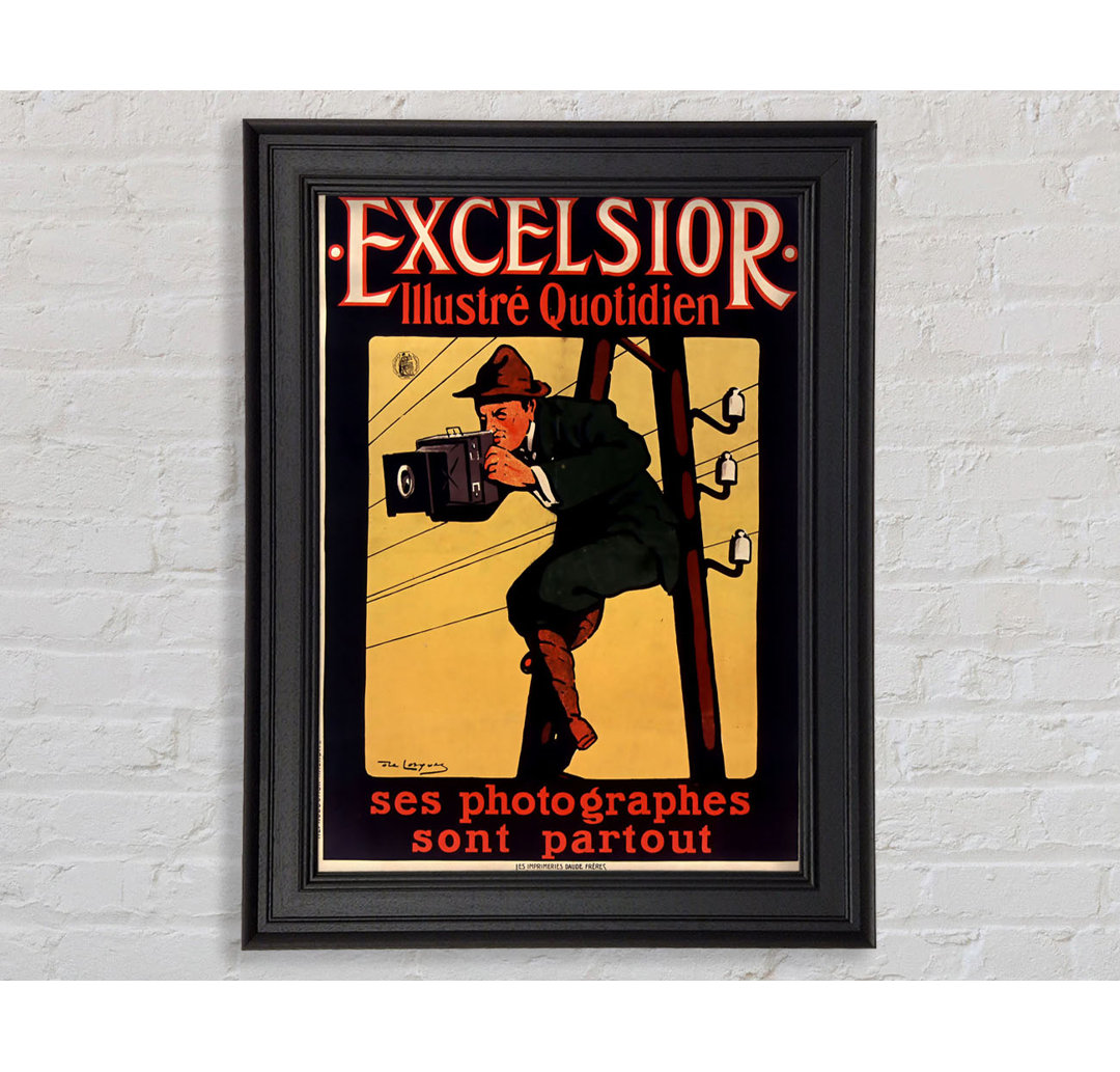 Excelsior Affiche Gerahmter Druck