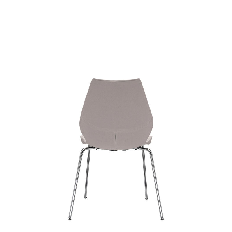 Maui Upholstered Dining Chair, Beige Trevira