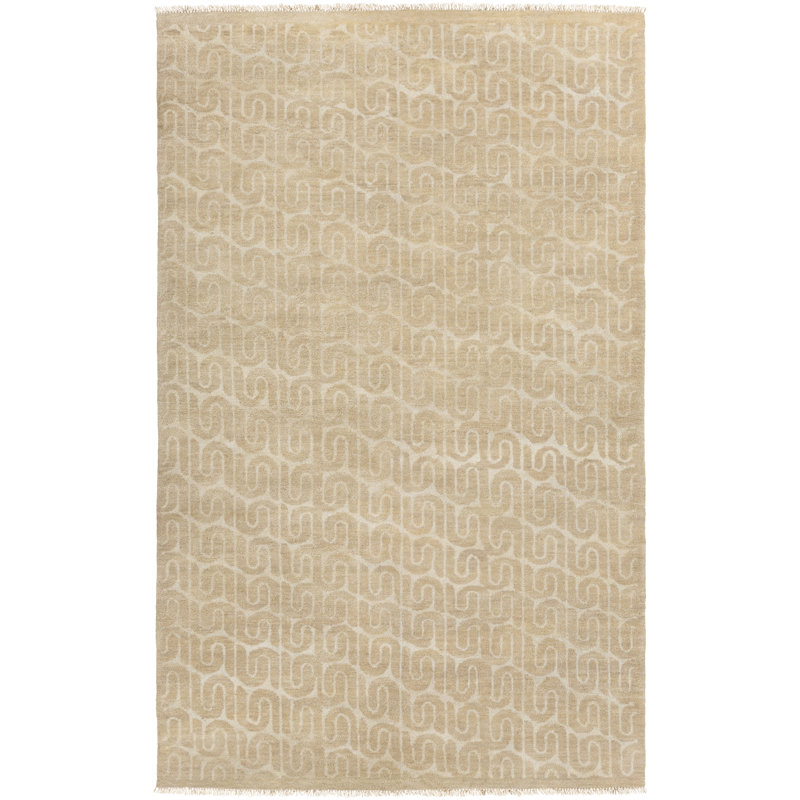 Wool Geometric Area Rug, Rectangle 2' x 3'