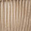 Méridienne d'extérieur 28 po avec dossier tissé, structure en bois massif, coussins confortables et accoudoirs courbés pour la terrasse ou le jardin