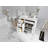 36'' Single Bathroom Vanity with Quartz Top-75112733