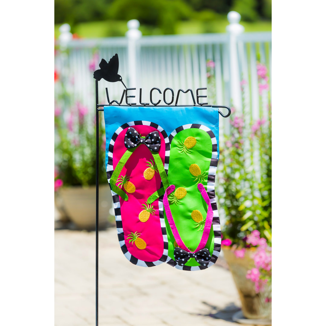 Bourassa Double Sided 18'' H x 12.5'' W Polyester Garden Flag Beachcrest Home™
