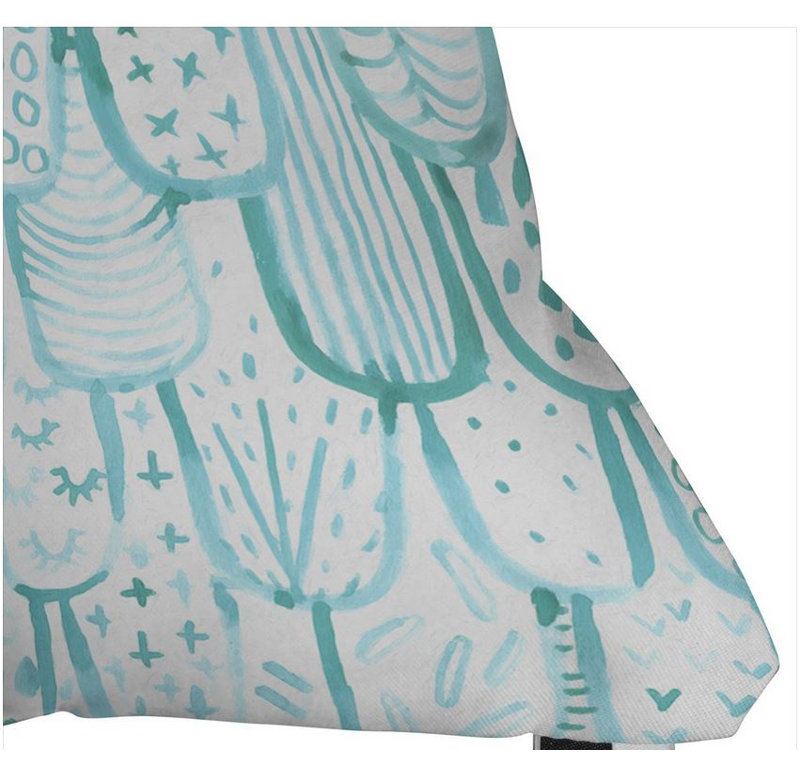 Coussin extérieur, 18 po x 18 po, Bleu