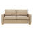 Bohumir Beige 73 in. Convertible Full Sleeper Sofa with USB Port