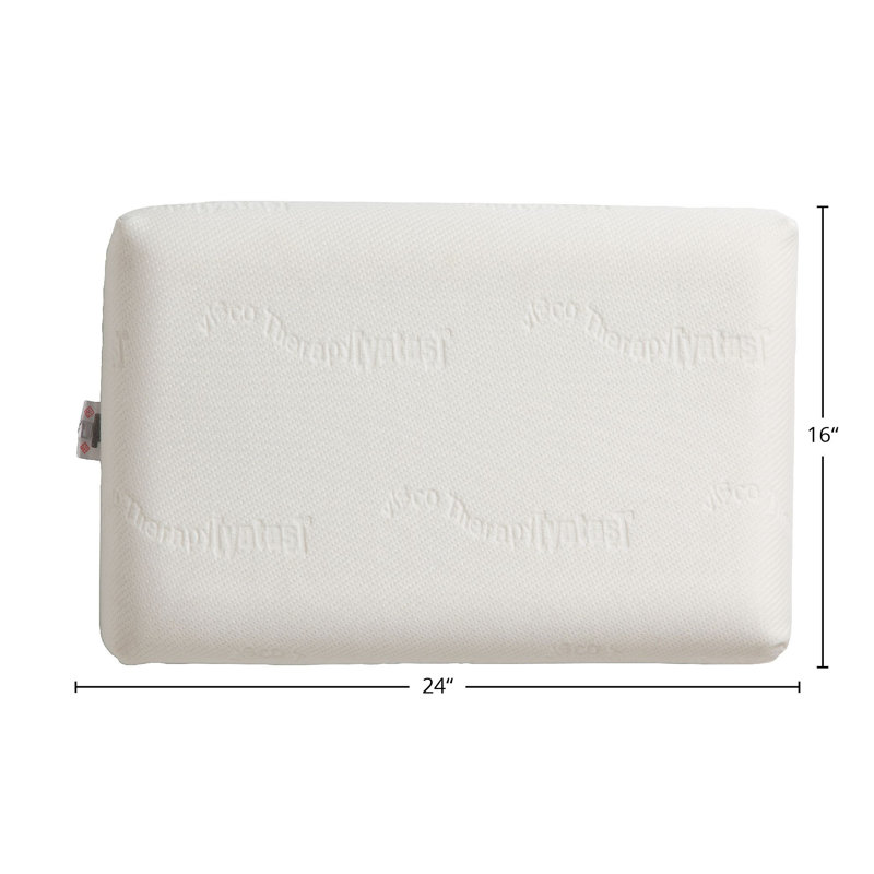 Visco Therapy Spa Pillow, White