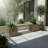 Grove Planter Bench - Ash Brown