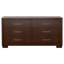 Ensemble de chambre avec très grand lit 4 pièces Emory Cappuccino-1308565503