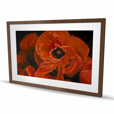 Bouquet de coquelicots - imprimé floral de chambre à coucher | Art encadré Home Decor