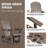 Hdpe 3-Position Adjustable Adirondack Glider Chair Set Of 2, Hdpe Adirondack Chairs Set Of 2, Plastic Outdoor Chairs- Looks Exactly Like Real Wood-971957761