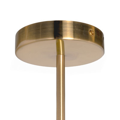 Chelsea 3 - Light Brass Cluster Pendant