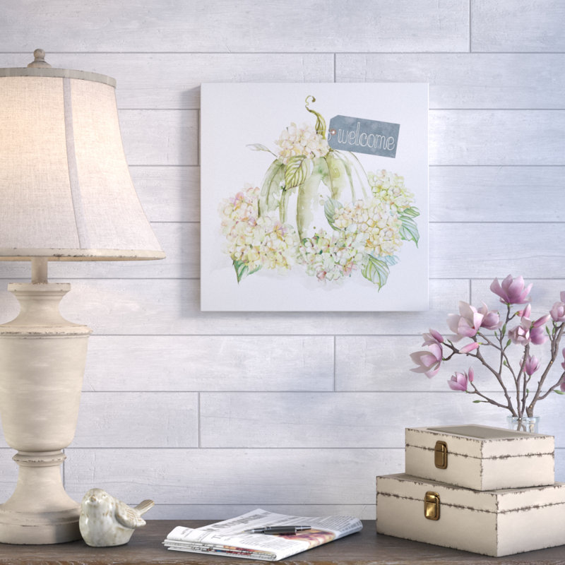 « end of summer welcome », impression sur toile, H 32 po x l 32 po x P 1,5 po, Toile tendue