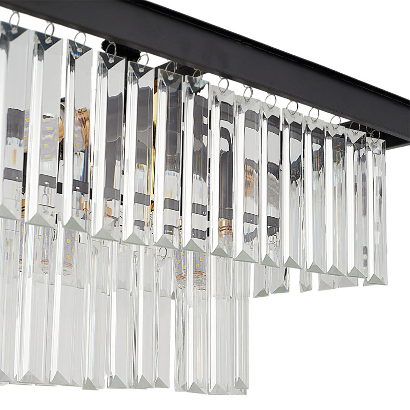 1 - Light Black Crystal Pendant