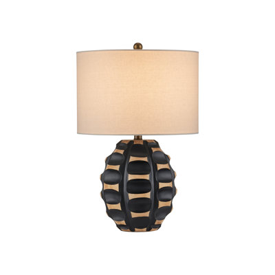 Lampe de table à noix de bétel