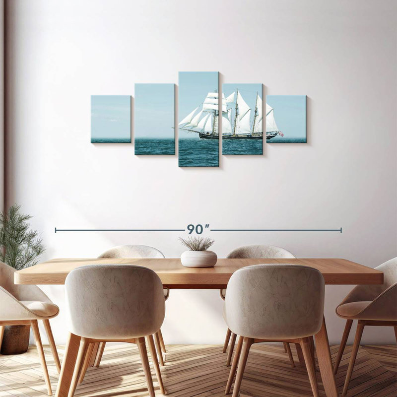 Clipper, 30" H x 68" W