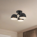 Fosso 13-in Gold Semi-Flush Mount