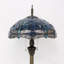 Lampe sur pied Tiffany en verre coloré style libellule 16 x 16 x 70 pouces-1456123968