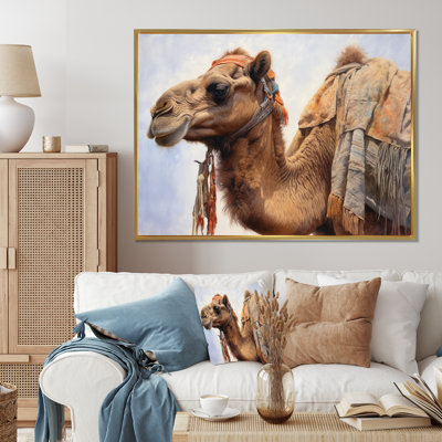 Camel Desert Nomad II, reproduction d'art sur toile