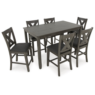 Thyler 6 - Person Four Leg Dining Set