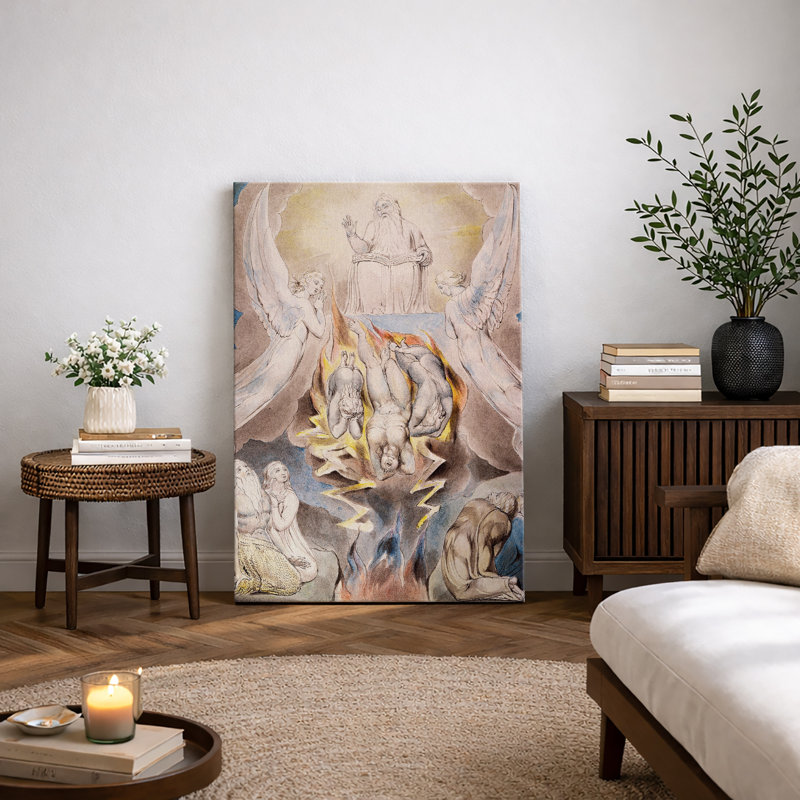 Art du ciel et de l'enfer, «Angels and Souls», impression sur toile encadrée, H 18 po x l 12 po x P 1,5 po, Toile tendue