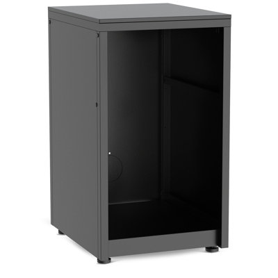 Réfrigérateur à boissons extérieur autonome Cozze 17 po - Mini-frigo extérieur de 2,2 pi³ avec porte vitrée, affichage numérique et lumière DEL pour patio, barbecue et cuisine extérieure (noir)