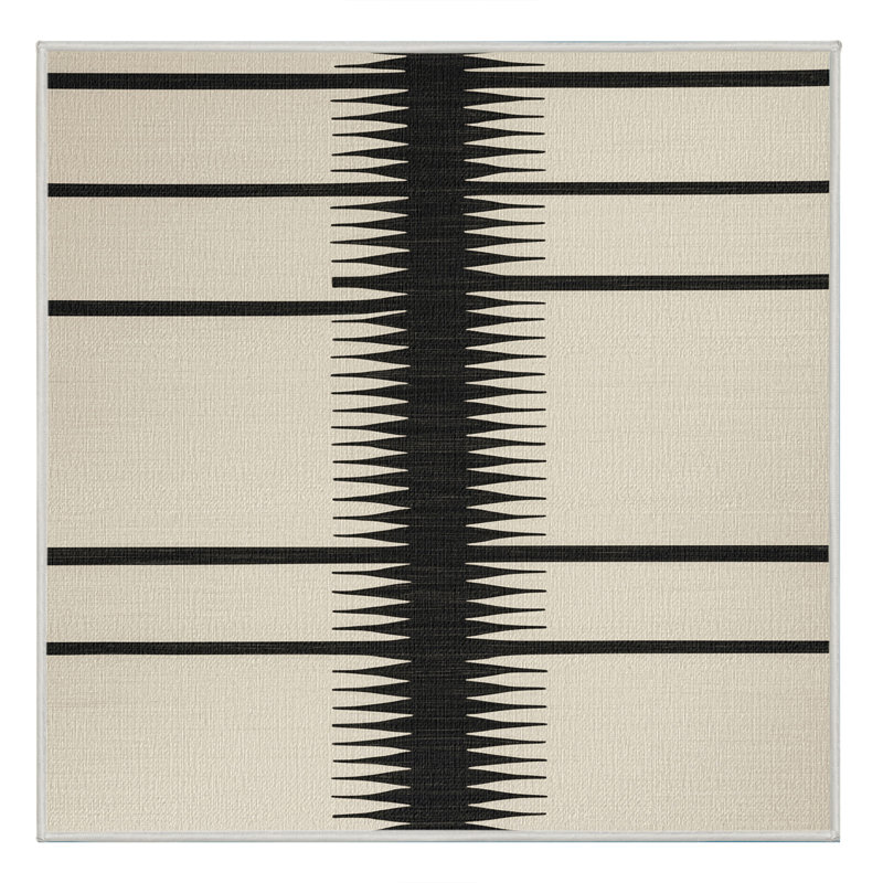  Tapis lavable rayé gris anthracite lavable, Rectangle 2 pi x 3 pi