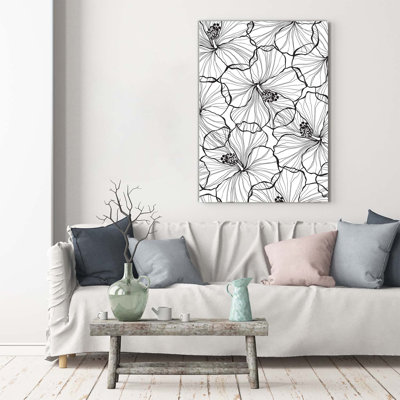 Hibiscus - Wrapped Canvas Print