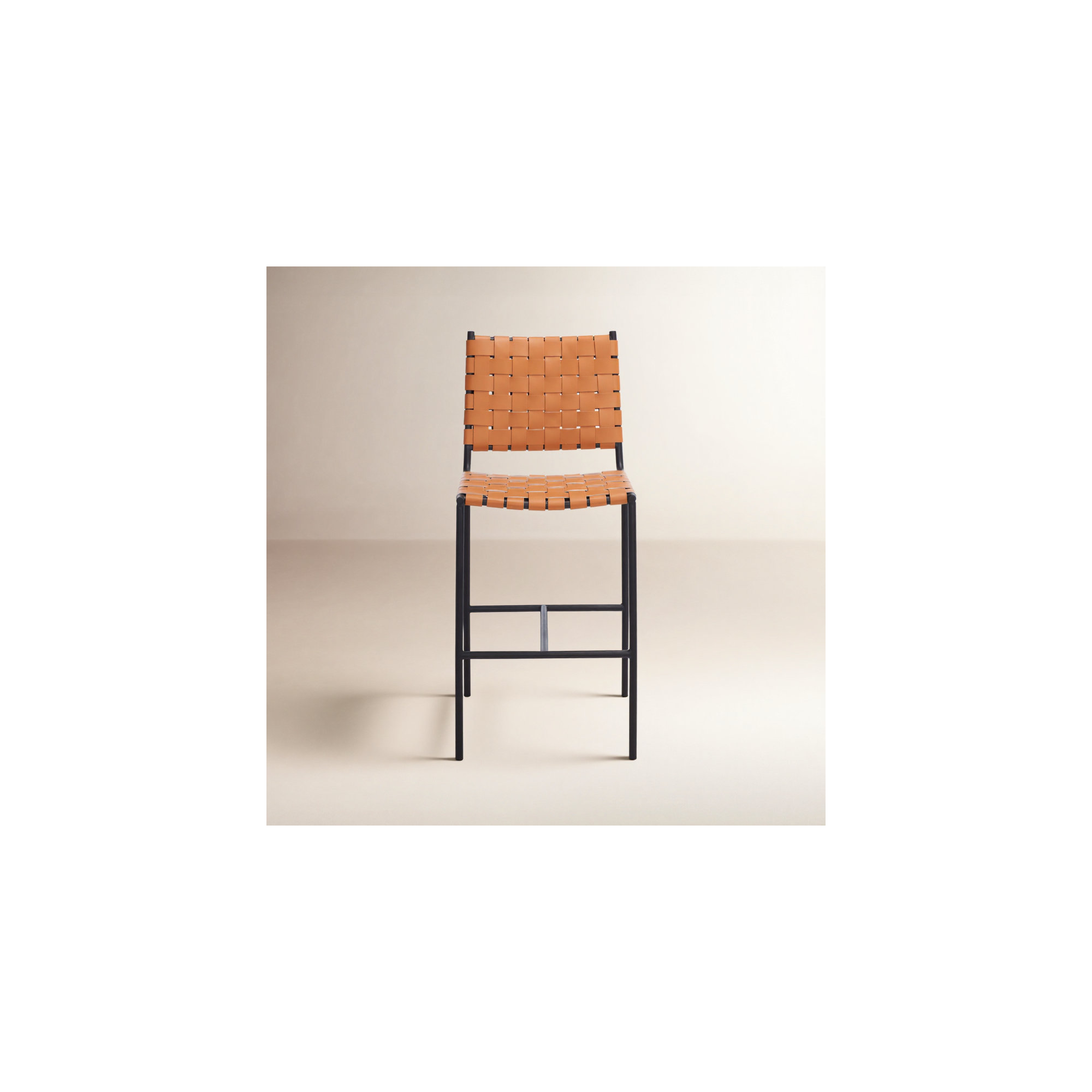 Cass 26" Counter Stool, Brown, Black