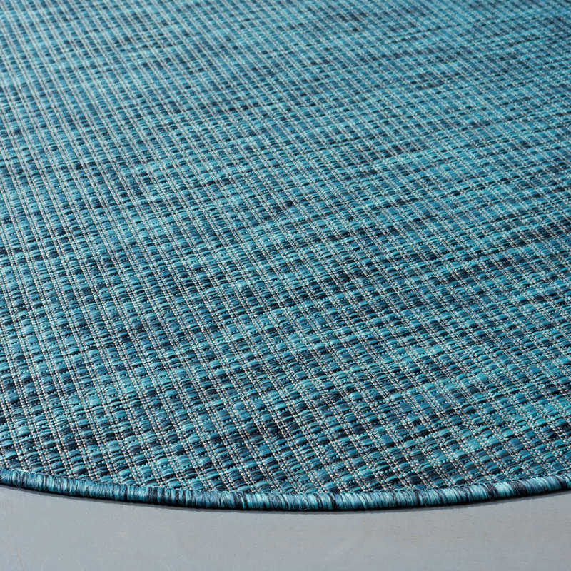 Tapis d'intérieur / extérieur Brealynn Performance, Rond 6 pi 7 po