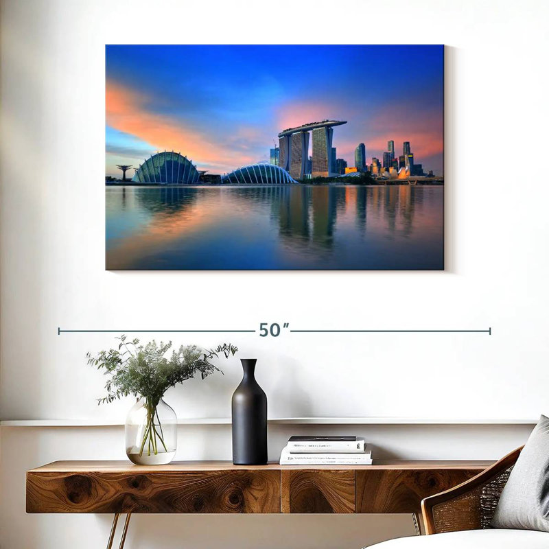 Nicci Gardens By The Bay, 26" H x 39" W