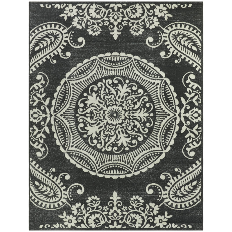Furey Rectangle Floral Indoor / Outdoor Area Rug, Rectangle 160 x 225cm