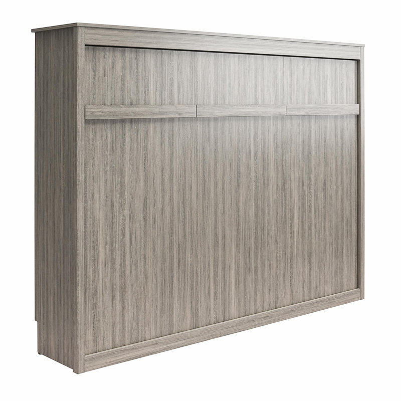 Warnke Full / Double Murphy Bed, Grey Oak