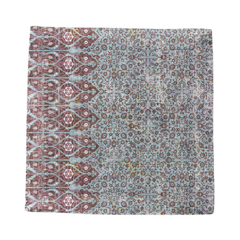 Square Napkins, Turq Red