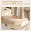 Grand sac de rangement pliable pour édredon, courtepointe, couverture, vêtements, oreillers, literie, auto-compression pour couette, contenants de rangement pour placard avec double fermeture à glissière