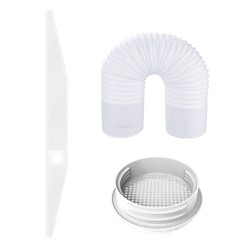 AC Hose Adapter for Window Portable Air Conditioner Exhaust Hose Coupler Waterproof UV-Resistant Home Window Insulation Kit Universal AC Hose Connector Parts