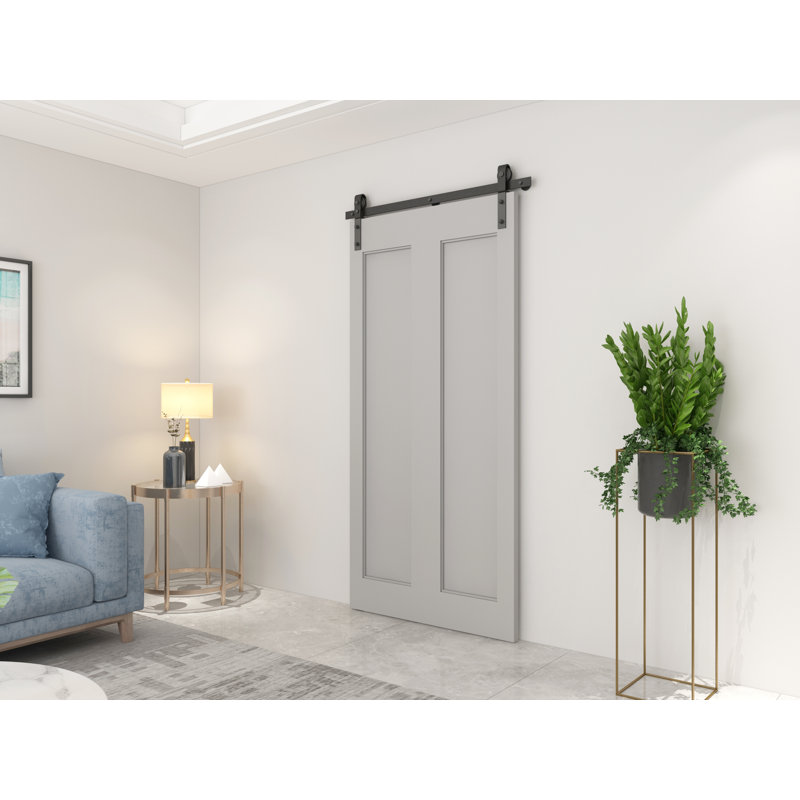 Matte Black 42" Steel Bi-Fold Door Hardware Kit