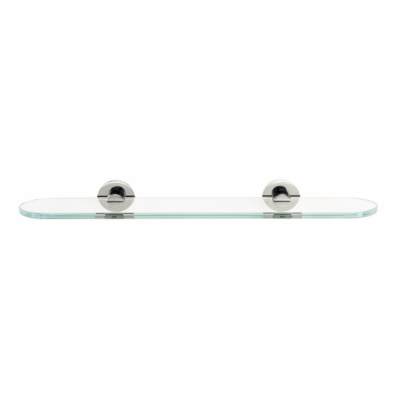 Contemporary I Wall Shelf, Polished Chrome
