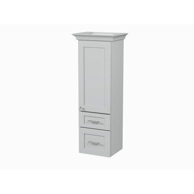 Disar 15'' Counter Top Tall Bathroom Cabinet With Drawer