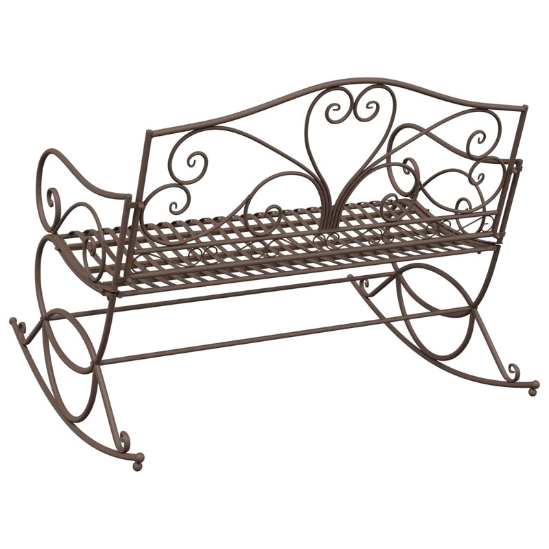 Outdoor Bench, Antique Brown