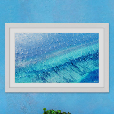 Blue Pools by Parvez Taj Framed Print