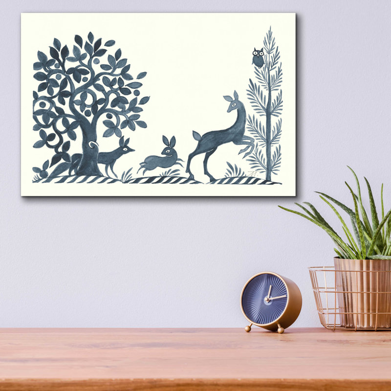 «Mill Life Pines» par Miranda Thomas, art mural en verre acrylique, H 12 po x l 16 po x P 0,13 po