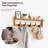 Mekhiya Bracket Shelf with 5 Hooks for Living Room, Hallway, Foyer Decor-1352471085