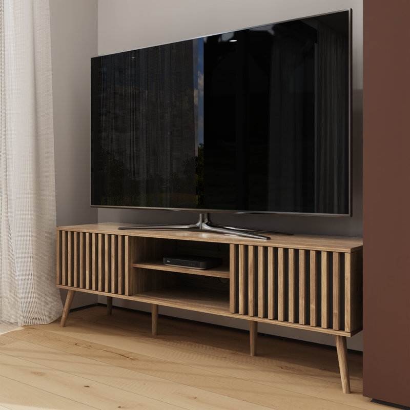 Tonsina TV Stand, Oak Wood