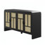 Buffet 59 po - 4 portes et tablettes réglables