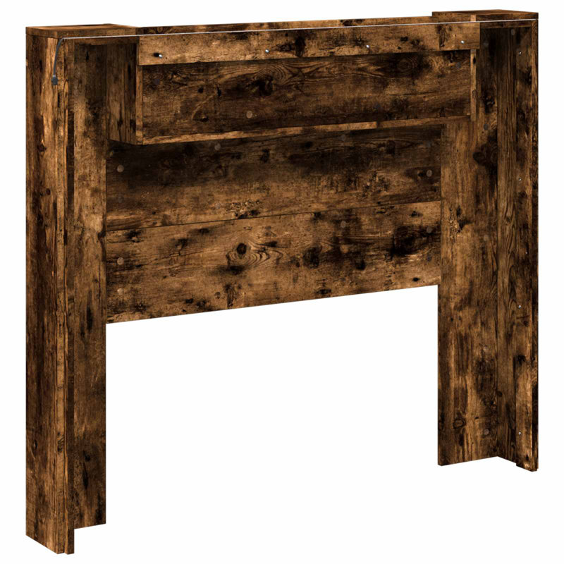 UK Single Headboard, 120 x 200cm, Smoked Oak