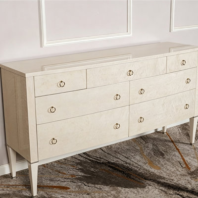 Commode de luxe minimaliste de style américain