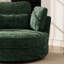 Fauteuil d'appoint en tonneau pivotant surdimensionné rembourré-894917049