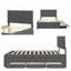 Lit plateforme tapissier charmant avec lit gigogne et 3 tiroirs-1837644474-1837644472