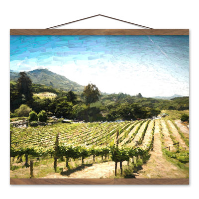 " Vineyard " Painting Print