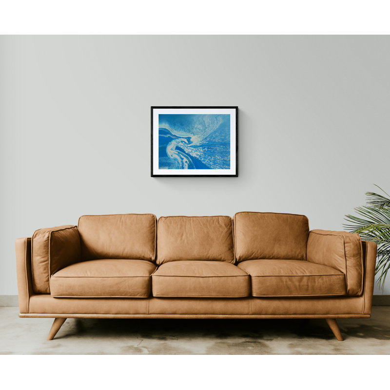 Sea Serpent Print by Will Birdwell, Black Framed Paper, 25.25" H x 31.25" W
