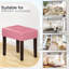 Tabouret de repose-pieds rectangulaire en cuir Nakendra-582534234-577916058